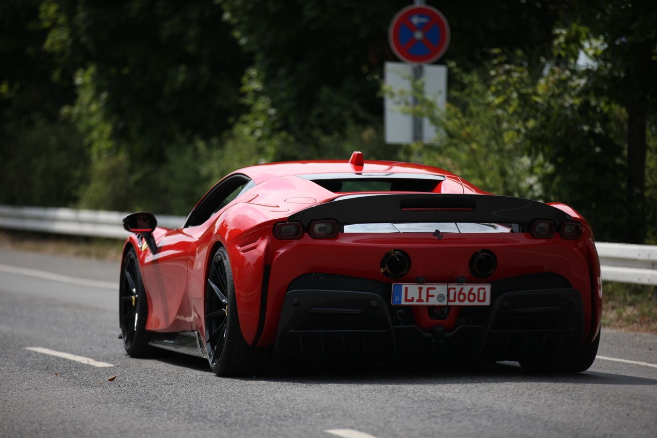 A car being checked before purchase